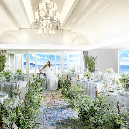 「ホワイトキャビン」をコンセプトにしたマリゾンのフラッグシップ会場＜グラン・ビュー＞