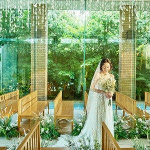 木の温もりがチャペルに温かさをプラスする|AMANDAN TERRACE ~アマンダンテラス~の写真(54517440)