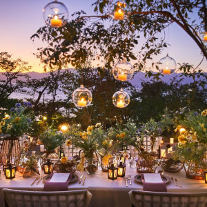 ロマンチックな雰囲気が魅力のナイトウエディング|AMANDAN TERRACE ～アマンダンテラス～の写真(54525697)