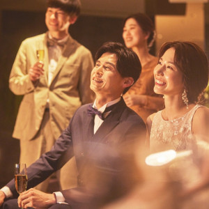 ナイトタイムのおふたりの姿も記念に残して|AMANDAN TERRACE ～アマンダンテラス～の写真(54525695)