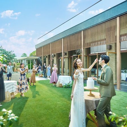 広いガーデンで心ゆくままプライベートウエディングを|アマンダンテラス（AMANDAN TERRACE）の写真(54520175)