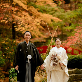 【秋の日本庭園絶景紅葉WD】和×洋の極上ウエディング体感フェア