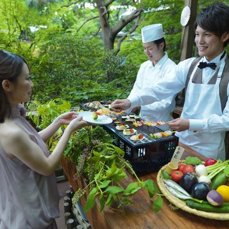 庭園内での会食や演出には絶好の時期。|エルムガーデンの写真(774751)