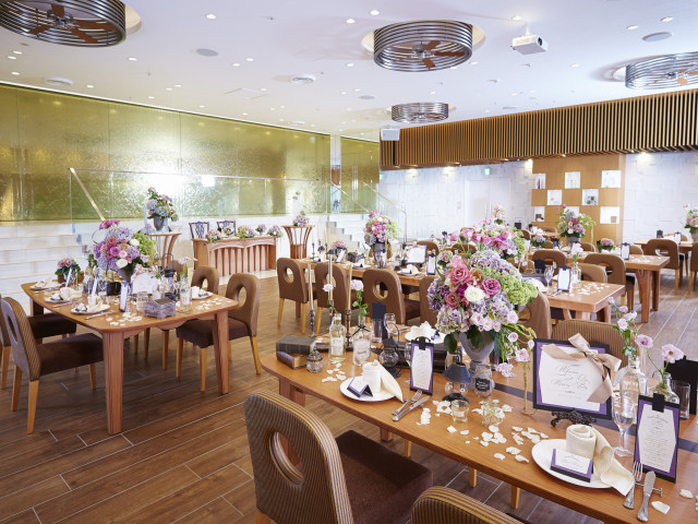 パーティ会場見学