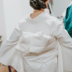 純白の白無垢に身を包み。|浄土ヶ浜パークホテルの写真(56554940)