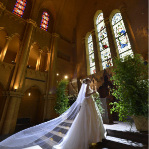 荘厳な大聖堂と圧倒的なステンドグラスの美しさ|サンタガリシア大聖堂の写真(36399287)