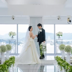 姫路城に見守られながら永遠の愛を誓う|ホテル日航姫路の写真(33080092)