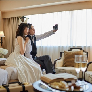 ご結婚式当日の新郎新婦様のご宿泊をプレゼント!