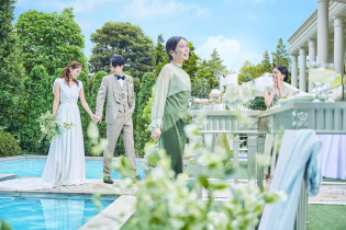 パーティの後半はガーデンで|アーククラブ迎賓館(郡山)/テイクアンドギヴ・ニーズウェディングの写真(56315915)