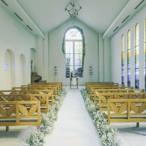 マティスのロザリオ教会をモチーフにしたチャペル「光と風の教会」|鞘ヶ谷ガーデン アグラスの写真(20271225)