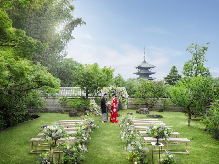 特別公開の寺院『月真院』和庭園挙式や世界遺産での厳かな挙式