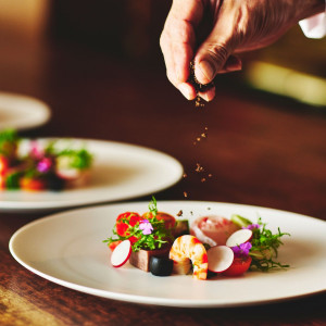 舌が肥えたゲストもご満足いただけるお料理の数々|北山ル・アンジェ教会の写真(55435708)