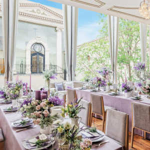 【国内屈指のロケーション】目の前に教会と青空を眺め、美食と会話を愉しむ贅沢な一日|北山ル・アンジェ教会の写真(55435550)