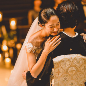 一つ一つにセレモニに込められた意味を大切に。これまでの感謝の気持ちを”ベールダウン”に込めて|北山ル・アンジェ教会の写真(55435503)