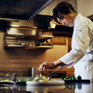 1年に数回メニュー考案し、常にお客様に慶んで頂けるお料理を追求している|北山ル・アンジェ教会の写真(55435709)