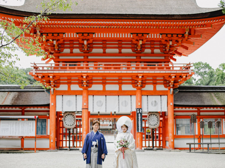 世界遺産「下鴨神社」での挙式をトータルプロデュース。