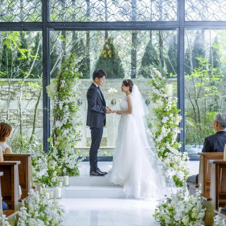 【AM見学限定】緑が映える☆森の中のチャペル挙式をプレゼント!