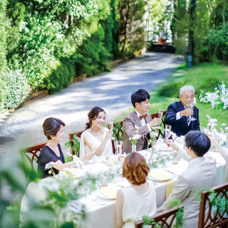 カジュアルなガーデンパーティも