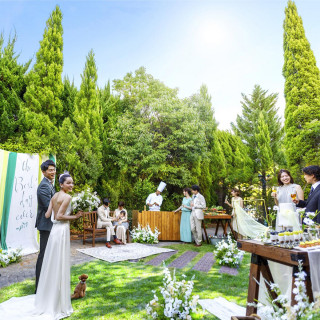 開放的なガーデンで自由に楽しむ