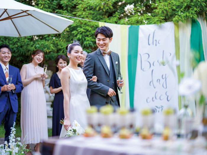 開放的なガーデンで自由に楽しむ