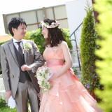 お色直し♡ご入場前に二人だけのお写真タイム♪