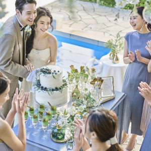 ガーデンでおこなう演出|アーククラブ迎賓館(広島)/テイクアンドギヴ・ニーズウェディングの写真(54724963)