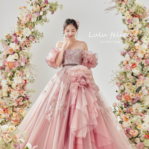 ピンクのエアリーなドレスが印象的|ウエディングパルコ アルジェントの写真(53307727)