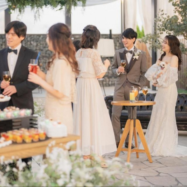 ワンちゃんとのパーティーが叶う