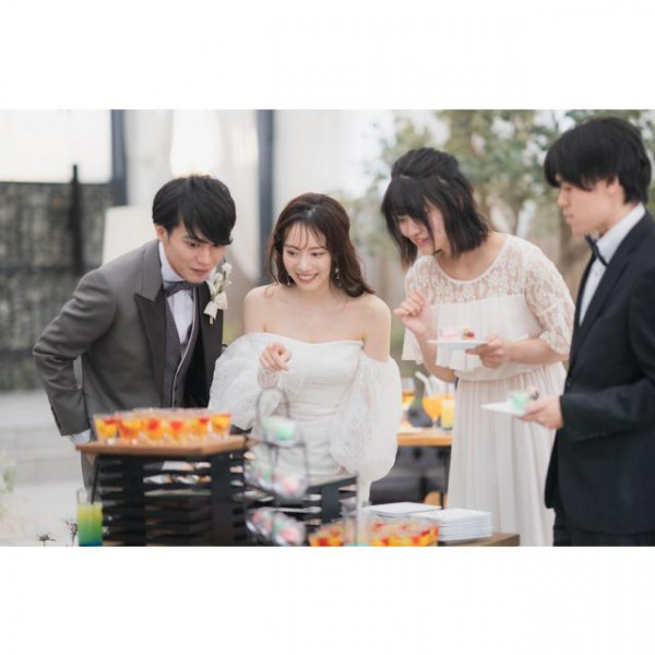 親しい人だけを招いたアットホーム空間を