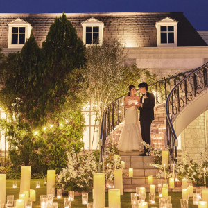 【メゾンドF】幻想的な雰囲気のナイトウエディング|グランラセーレの森の写真(55944730)