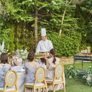 【アウトドア派必見♪】ガーデンW×絶品5品！黒毛和牛コース試食