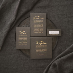 シンプルなデザインの招待状|ザ・ロイヤルダイナスティ大宮(THE ROYAL DYNASTY OMIYA)の写真(55426812)