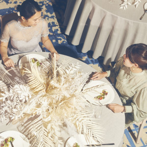 ゲストとの会話が弾む、デザートビュッフェタイム。|ザ・ロイヤルダイナスティ大宮(THE ROYAL DYNASTY OMIYA)の写真(55426212)