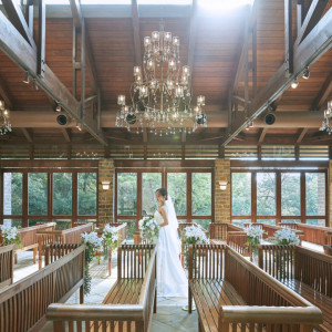 AM満【緑と光のチャペルで感動挙式】15大特典×4万相当豪華試食