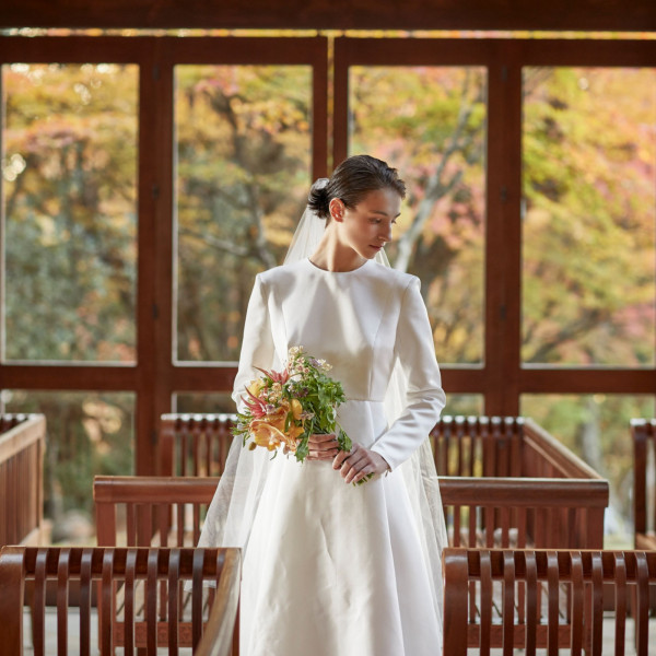 四季に彩られた会場での撮影は一生の思い出に
