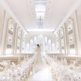 【豪華特典付】新チャペル×貸切邸宅ツアー&人気演出で花嫁体験