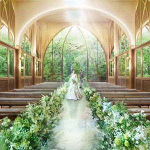 【当館人気No1】新チャペル誕生×演出体験&豪華試食★150万特典