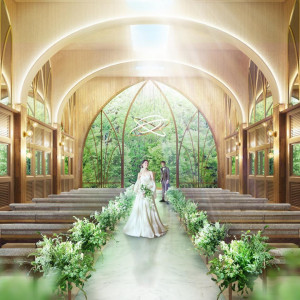 \リニューアル記念*試食付/貸切ガーデン&新チャペル×演出体験