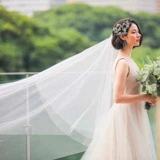 ロングベールにこだわって美しい姿に