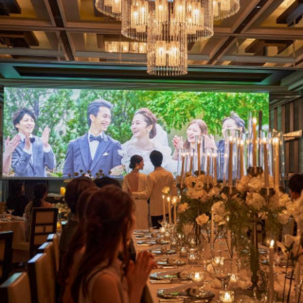 大きなスクリーンで映像・音響も迫力満点!