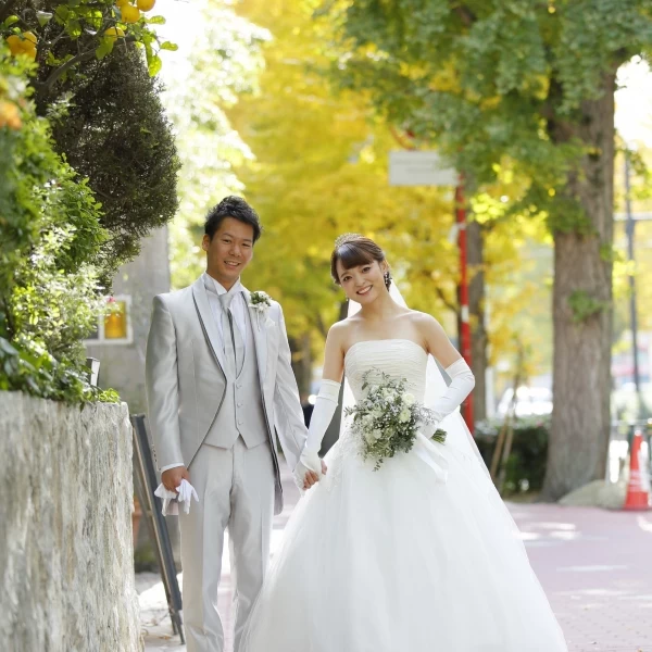 プラチナ通りでの写真撮影もおススメスポットです！