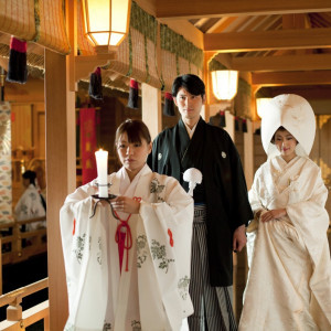 ＃出雲水上神殿＃新郎新婦入場＃館内神殿＃友人参列可＃60名着席可＃バリアフリー|APIO GRANDSTAGE（アピオ グランドステージ）の写真(587554)