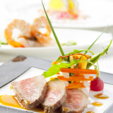 秋田の素材を活かした創作フレンチがAngeの自慢です お箸でも食べられるからご年配のゲストにも好評