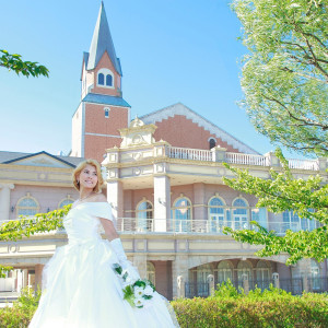 遠くからでも一目でわかる！ お城の結婚式場|ハミングプラザVIP新潟の写真(1936810)