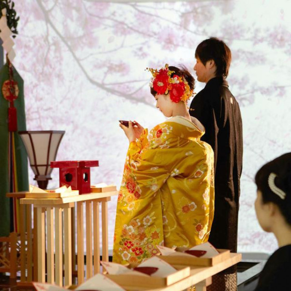 感動的なパノラマスクリーンで四季を感じる撮影も