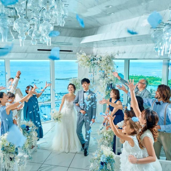 ハワイ挙式後は日本でお披露目