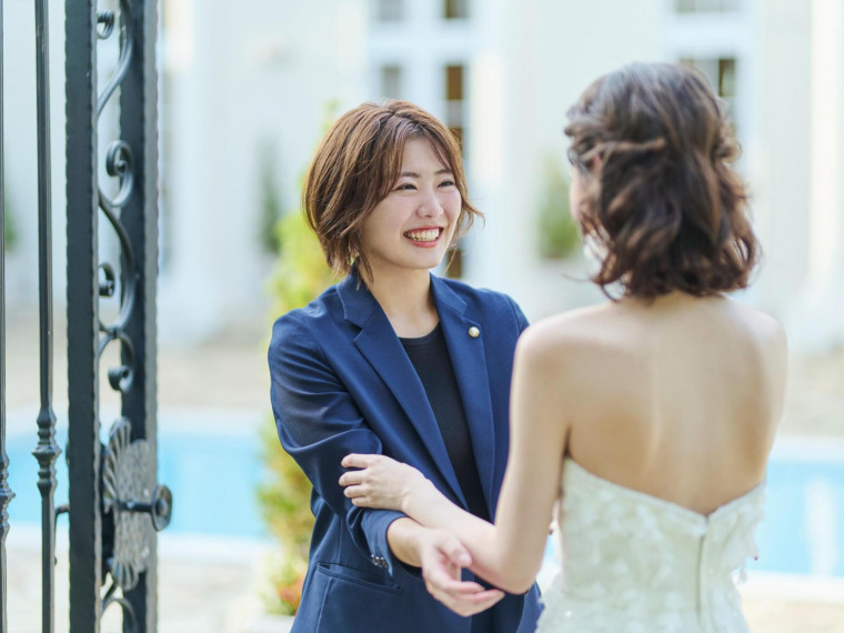 貸切だから、会場スタッフ全員がおふたりの一日をお手伝い