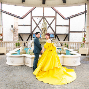 チャペルを出て、階段を降りると噴水があります。写真を撮る際にピッタリです。|コルティーレ茅ヶ崎の写真(54301048)