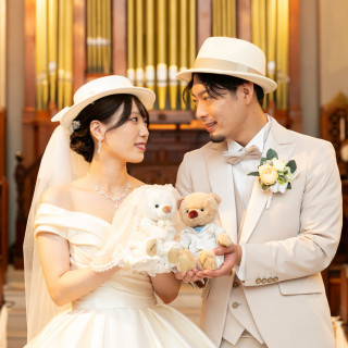 帽子を使ったコーディネートもとても素敵です♡