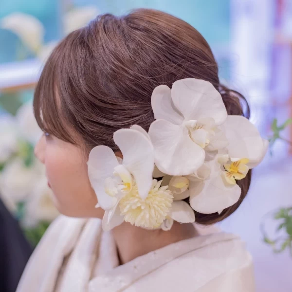 おふたりのご希望に合わせたヘアスタイルを叶えます。